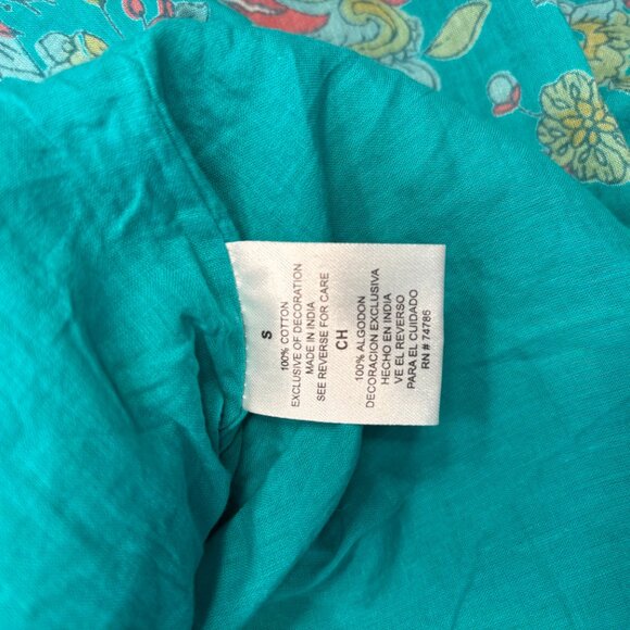 Patrons of Peace Boho Floral Spaghetti Strap Dress Size Small EUC - Picture 7 of 8